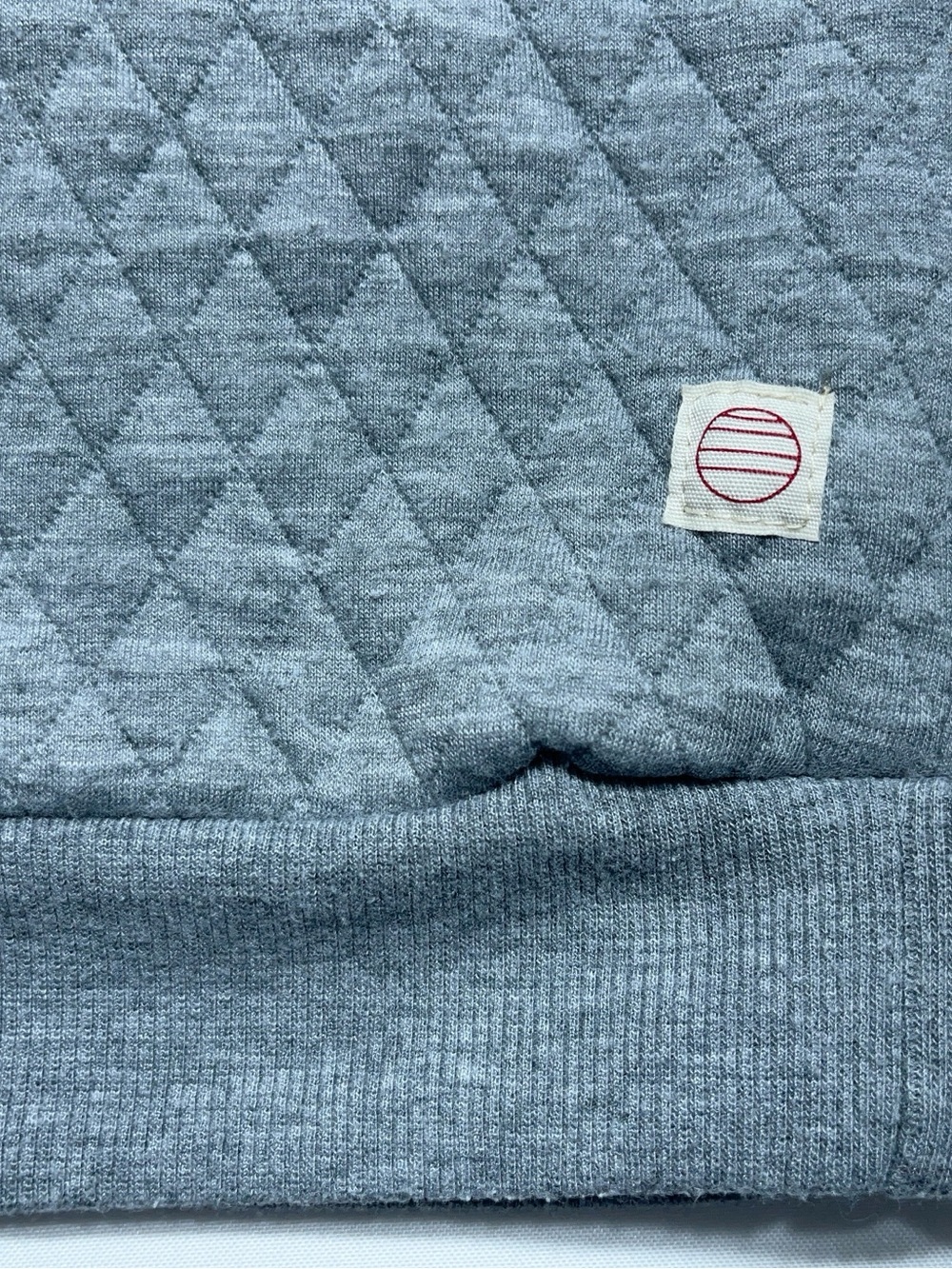 Marine Layer Lady Corbet Pullover Womens Size Small Gray Diamond Quilted. READ - Picture 2 of 12